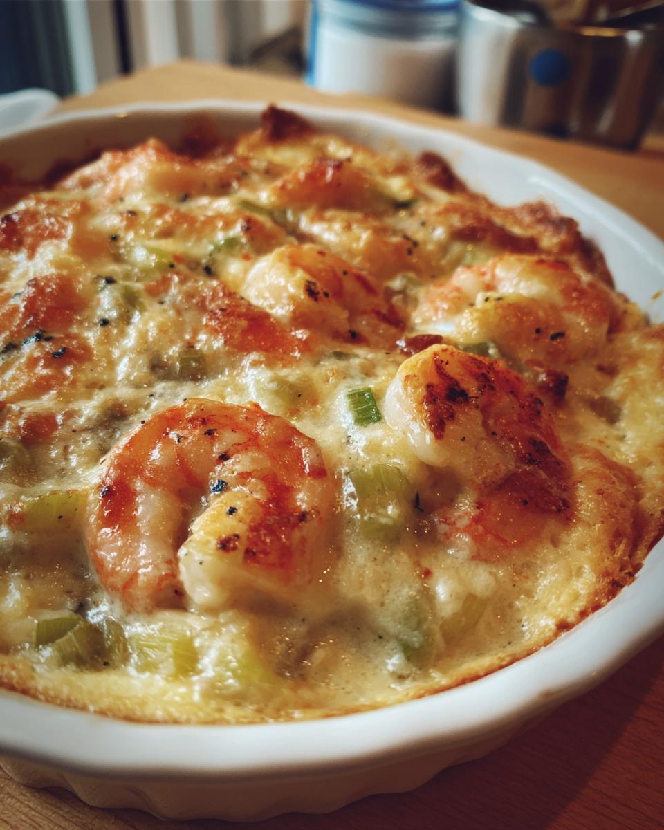 Shrimp and Leek Casserole with Creamy Sauce - detail 3