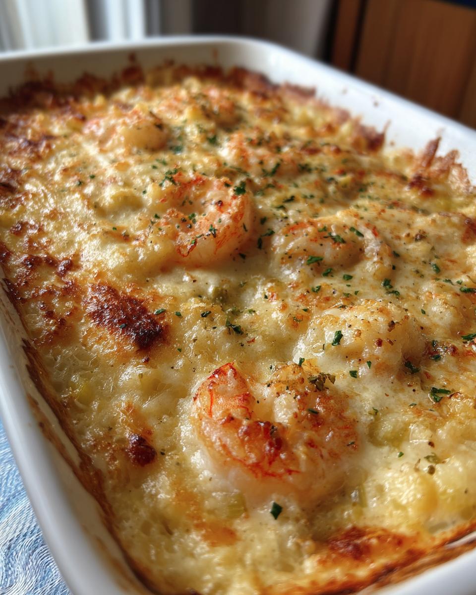 Shrimp and Leek Casserole with Creamy Sauce - detail 4