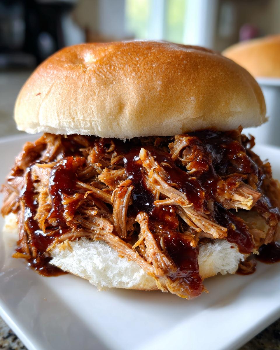Slow Cooker BBQ Pulled Pork - detail 2