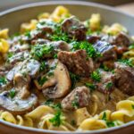 Slow Cooker Beef Stroganoff