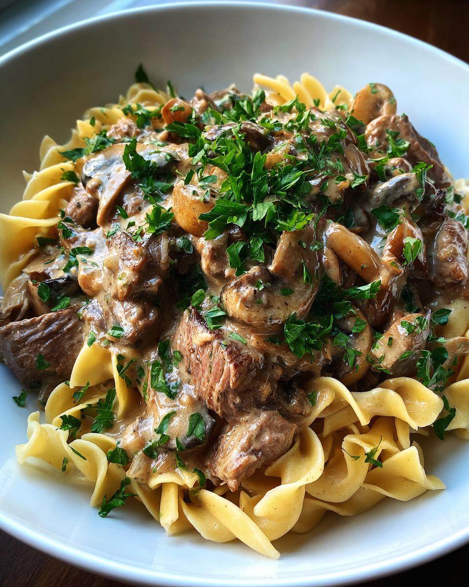 Slow Cooker Beef Stroganoff - detail 3