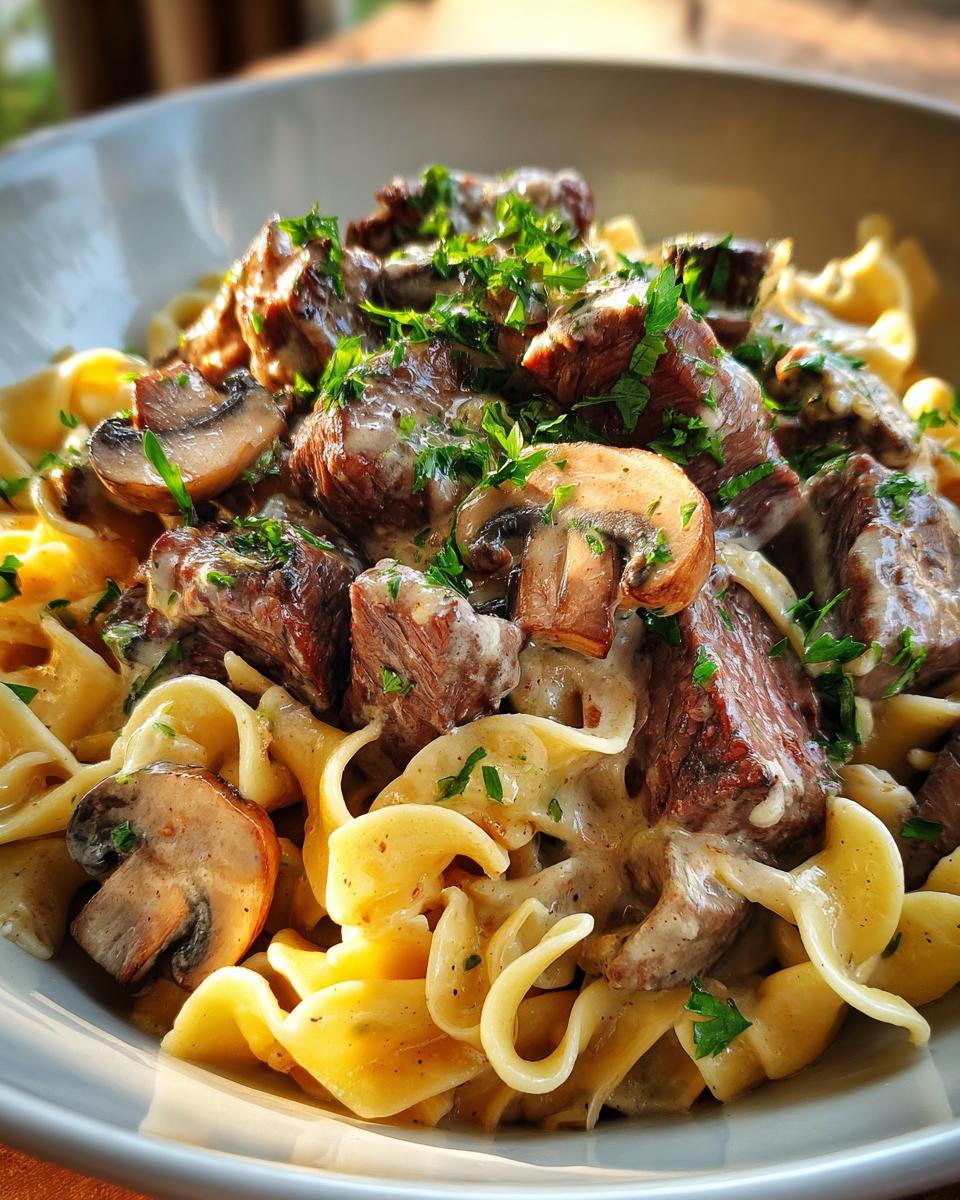 Slow Cooker Beef Stroganoff - detail 4
