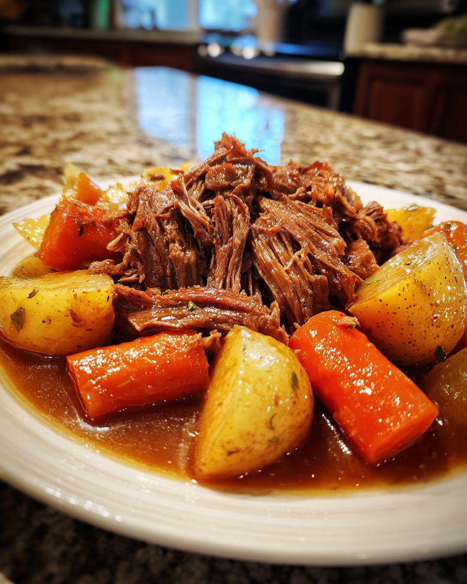 Slow Cooker Pot Roast with Vegetables - detail 1