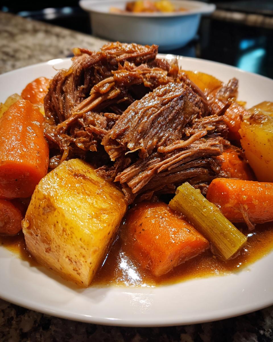 Slow Cooker Pot Roast with Vegetables - detail 2
