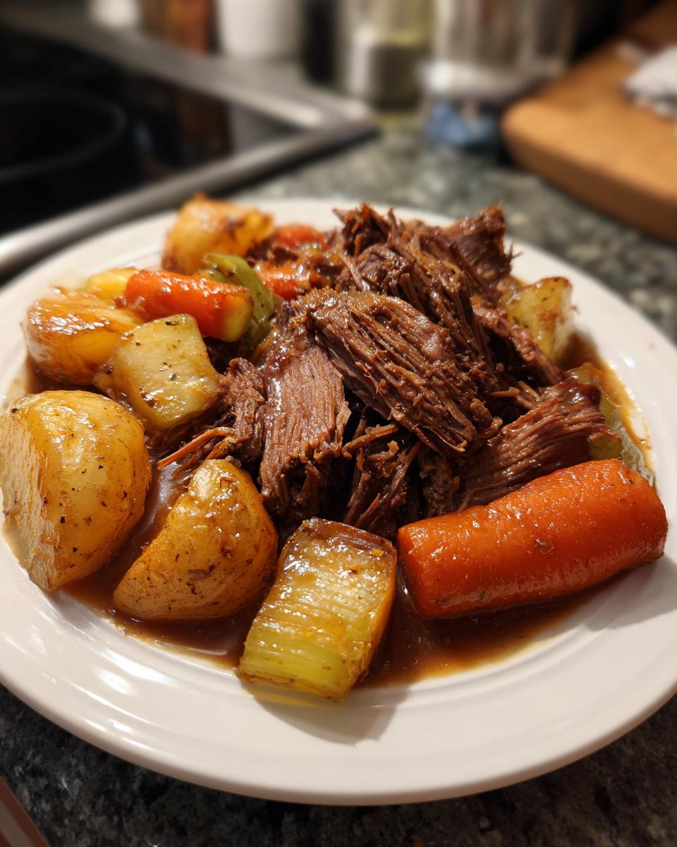 Slow Cooker Pot Roast with Vegetables - detail 3