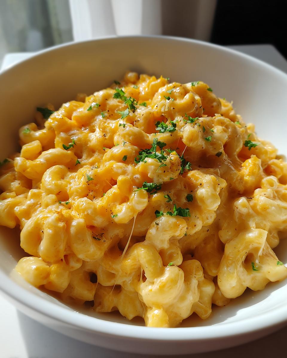 Slow Cooker Triple Cheesy Mac and Cheese - detail 2