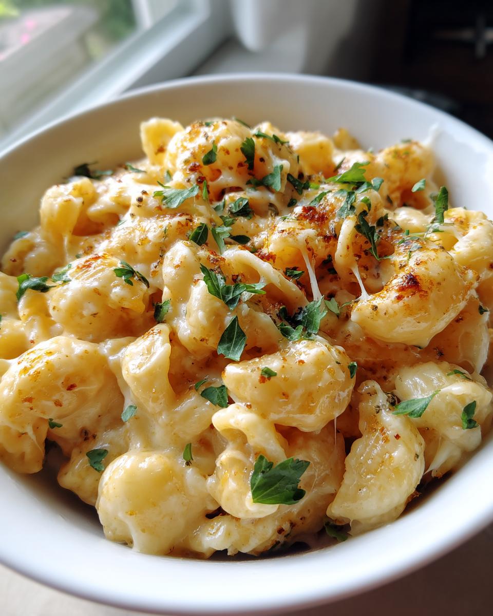 Slow Cooker Triple Cheesy Mac and Cheese - detail 3