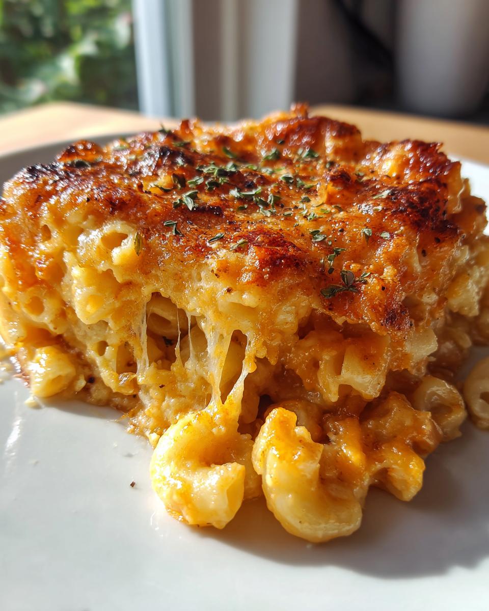 Slow Cooker Triple Cheesy Mac and Cheese - detail 3
