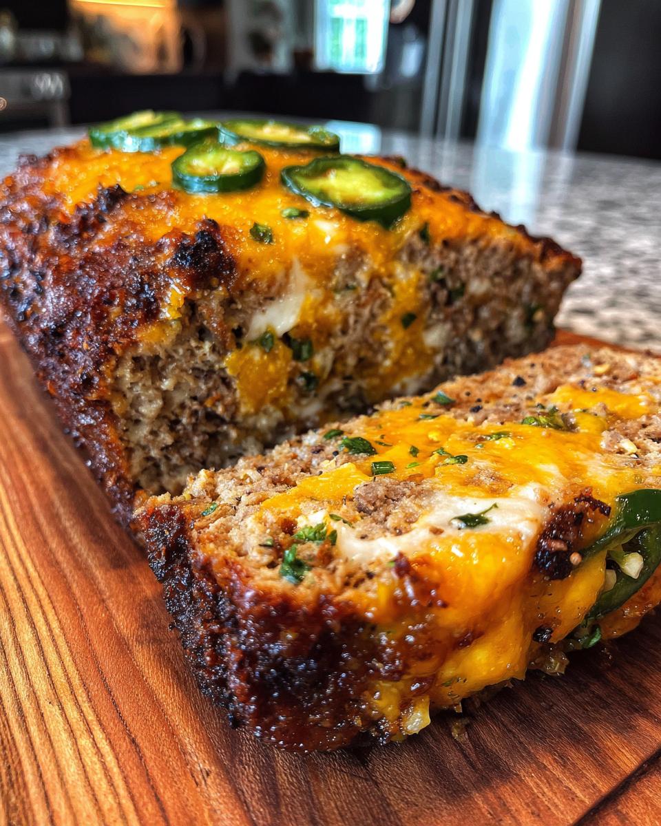 Smoky Jalapeño Popper Meatloaf - detail 2