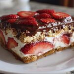 Strawberry Eclair Cake