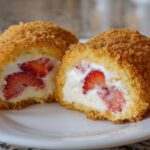 Strawberry Shortcake Cheesecake Rolls