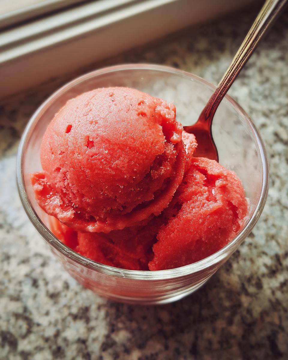 Strawberry Sorbet - detail 1