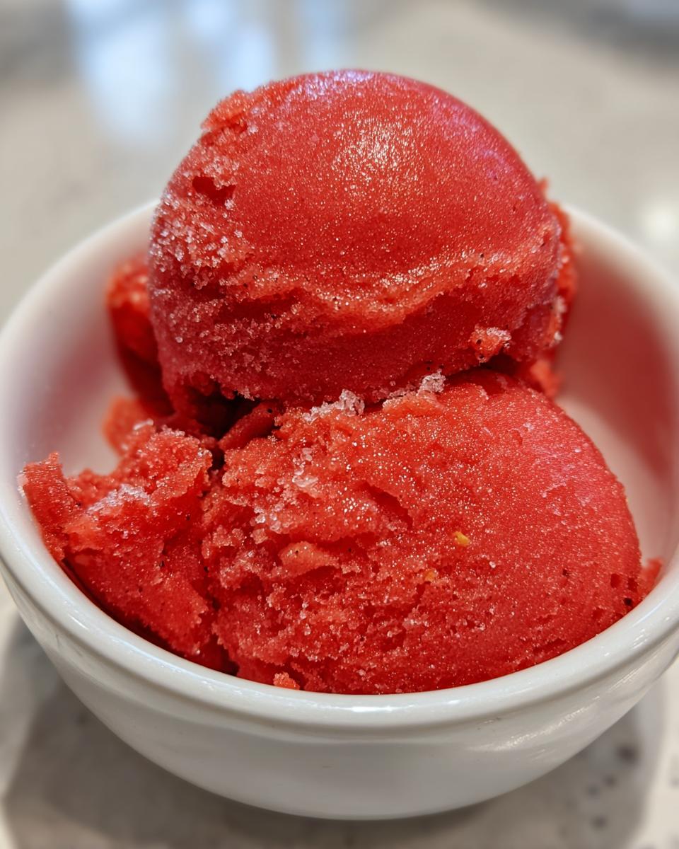Strawberry Sorbet - detail 1