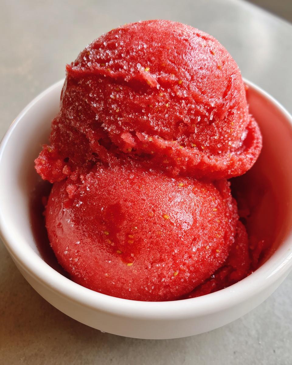 Strawberry Sorbet - detail 2
