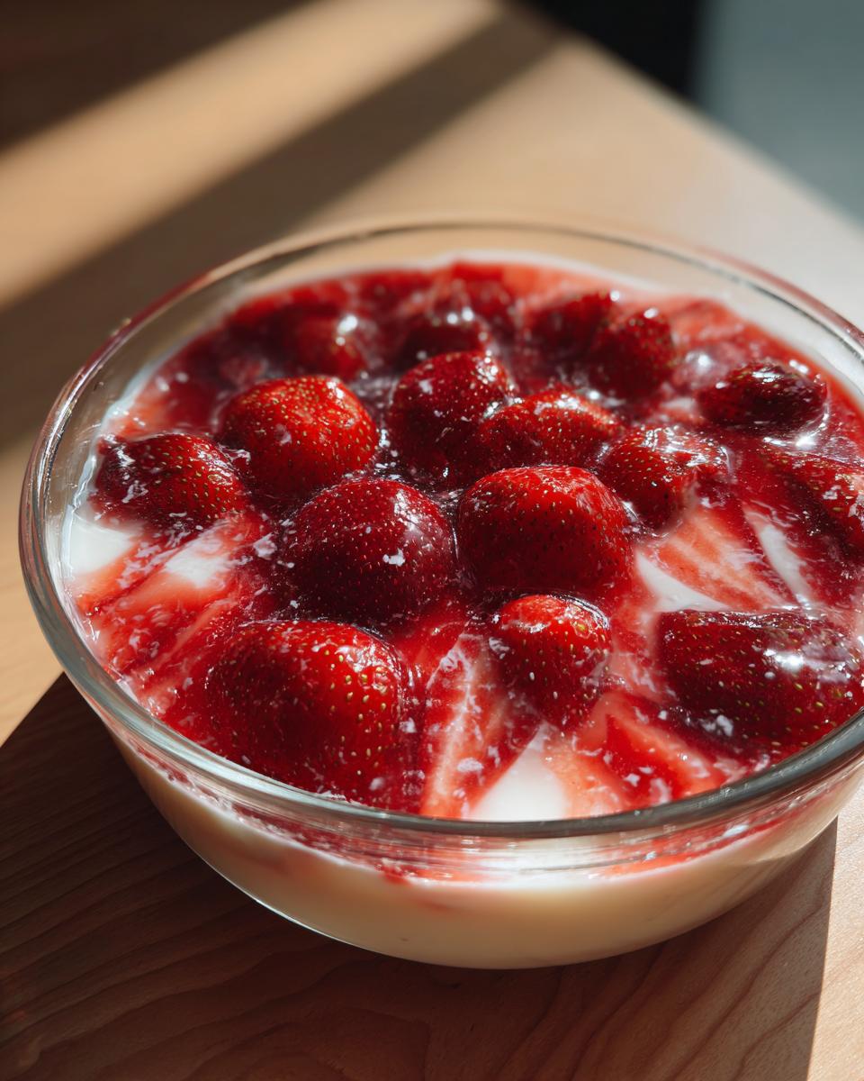 Strawberry Three Milks Gelatin - detail 2