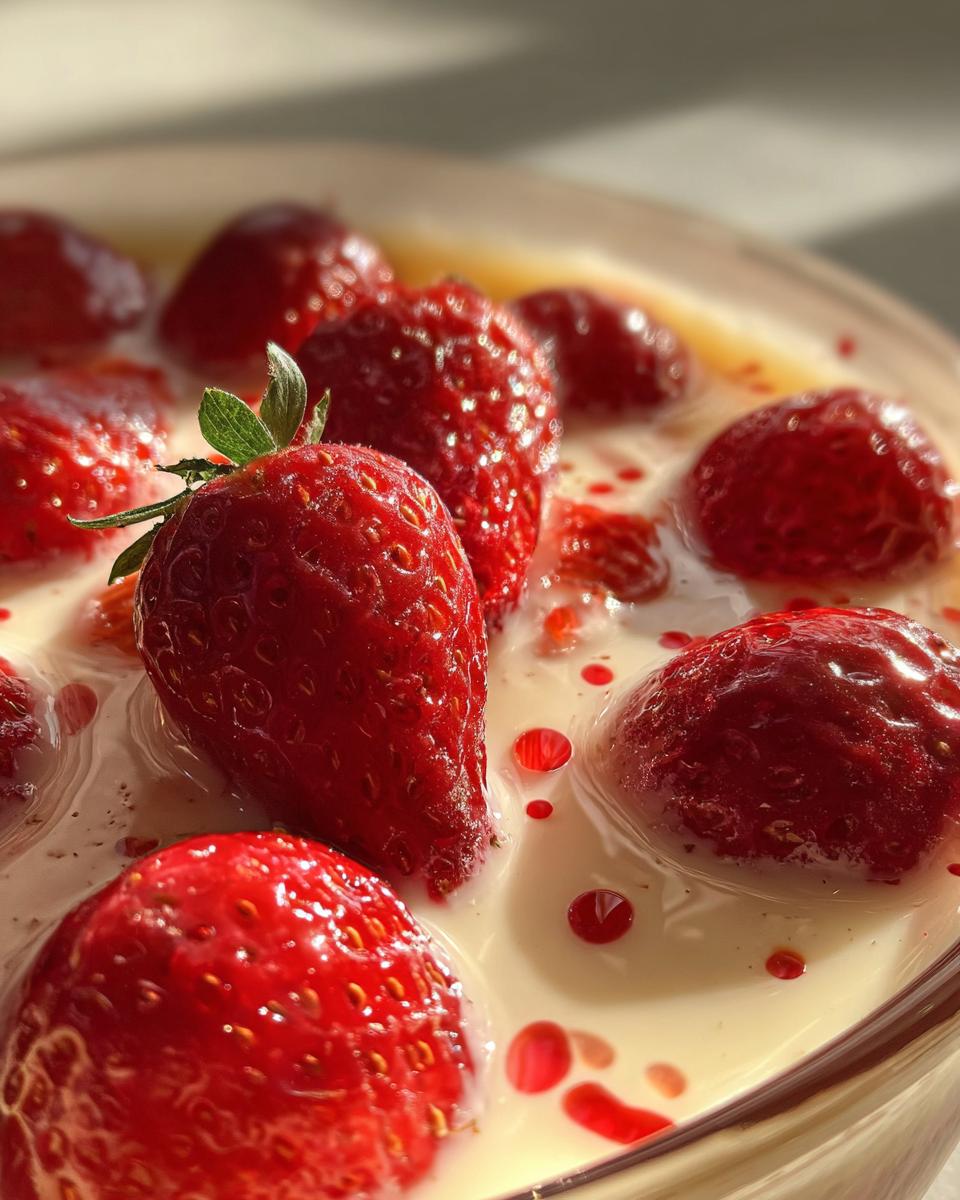 Strawberry Three Milks Gelatin - detail 3