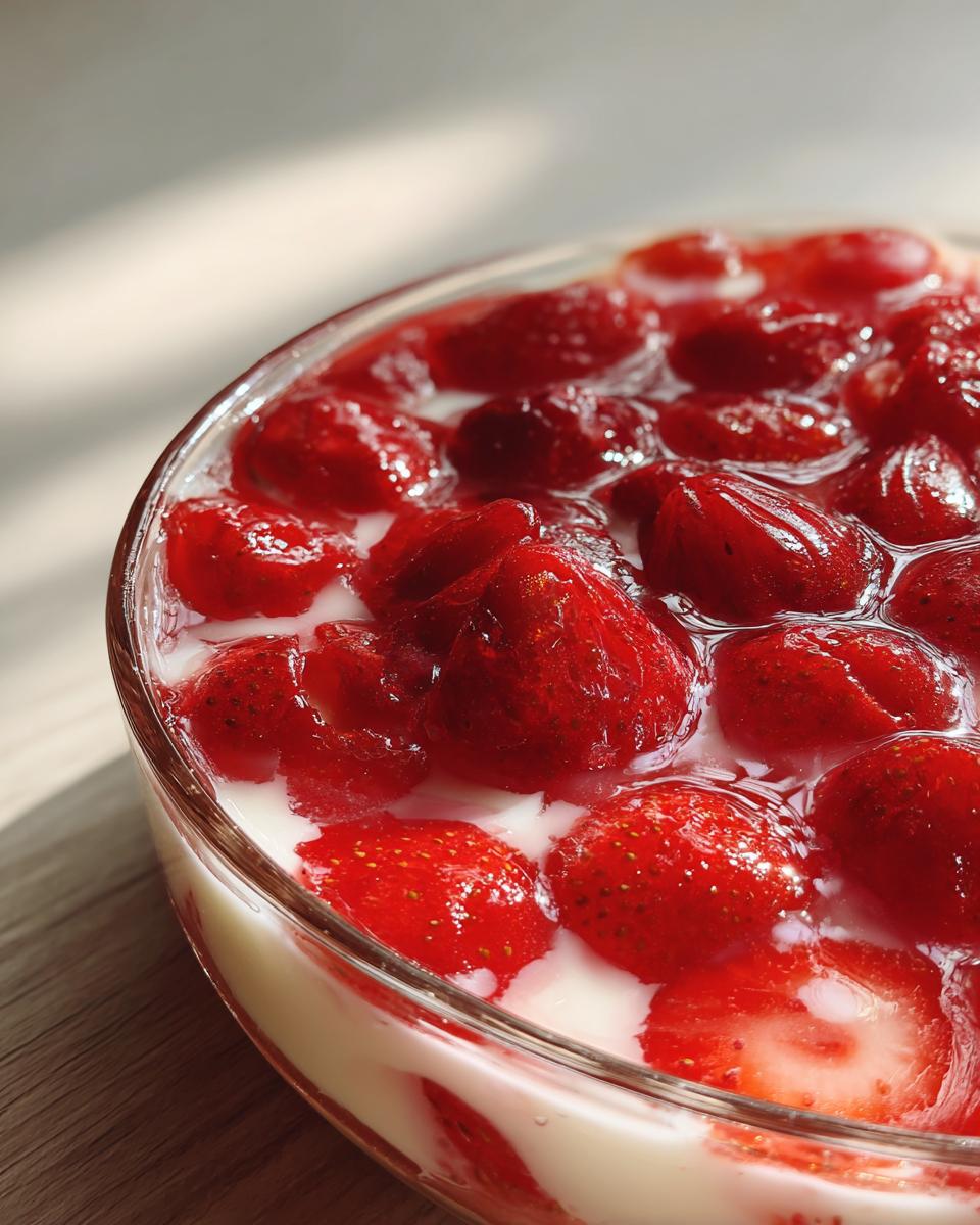 Strawberry Three Milks Gelatin - detail 4
