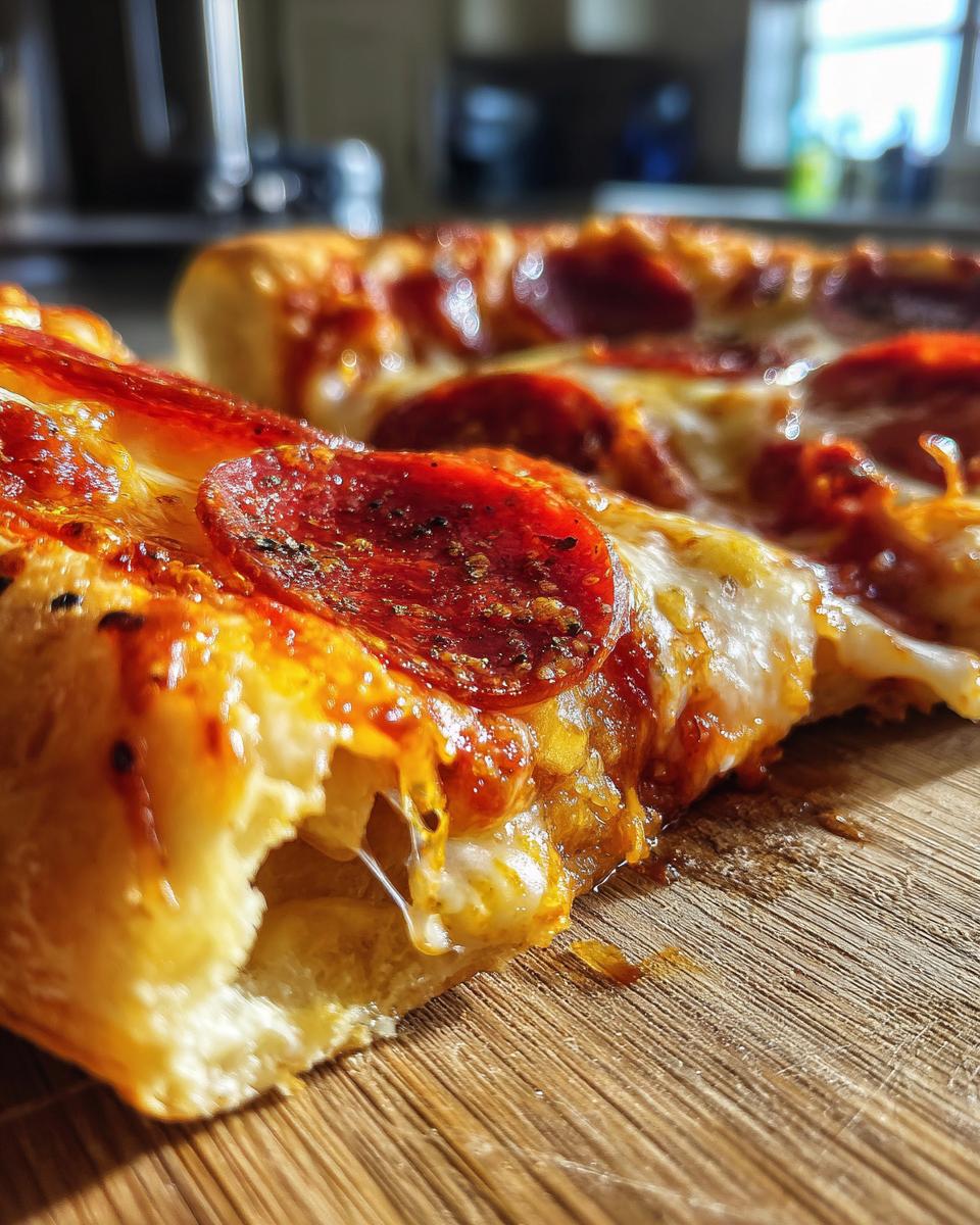 Stuffed Crust Pepperoni Pizza - detail 1