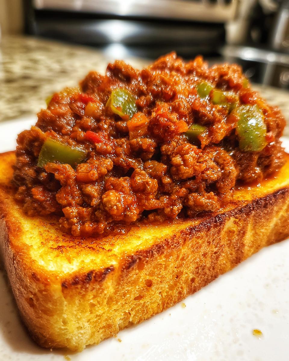 Texas Toast Sloppy Joes - detail 1