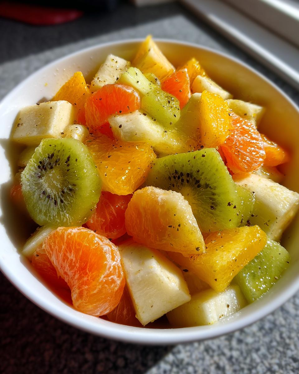 The BEST Fruit Salad with Citrus Dressing - detail 2