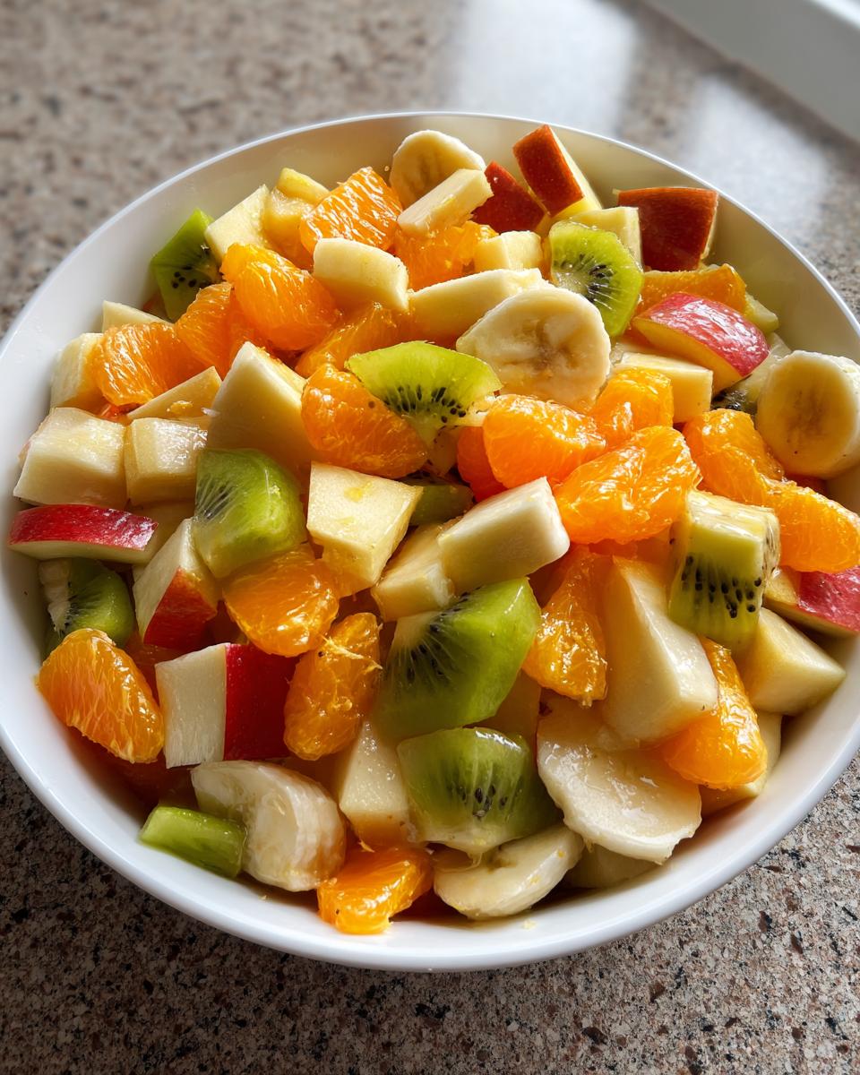 The BEST Fruit Salad with Citrus Dressing - detail 3