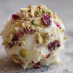 White Chocolate Cranberry Pistachio Truffles Recipe