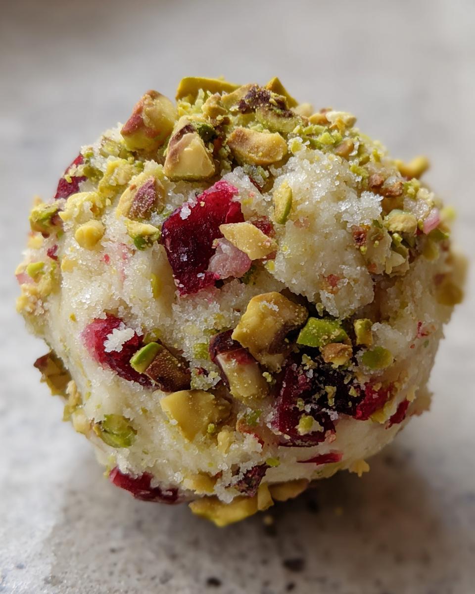 White Chocolate Cranberry Pistachio Truffels Recipe - detail 3