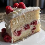 White Chocolate Raspberry Cake