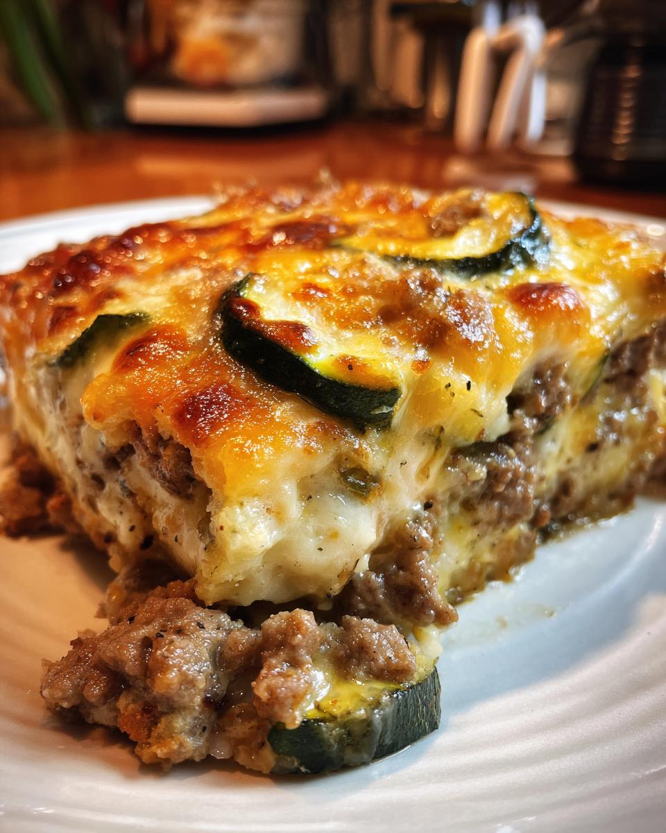 Zucchini Hamburger Casserole - detail 2