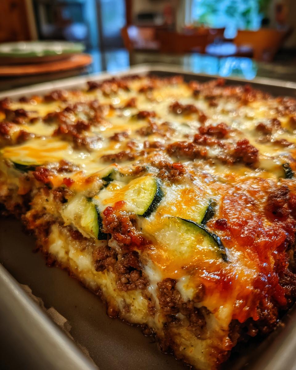 Zucchini Hamburger Casserole - detail 4