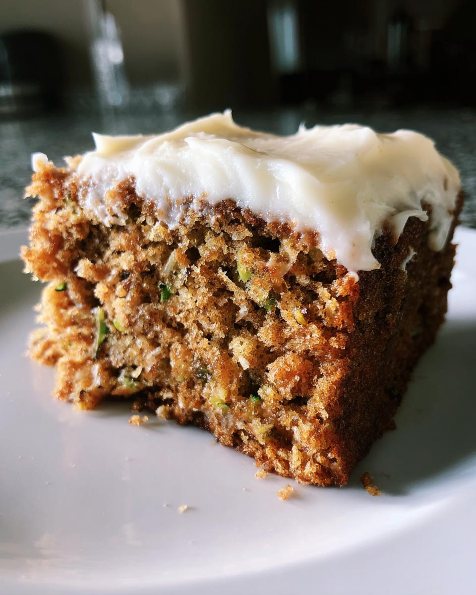 Zucchini Spice Cake with Cream Cheese Icing - detail 4