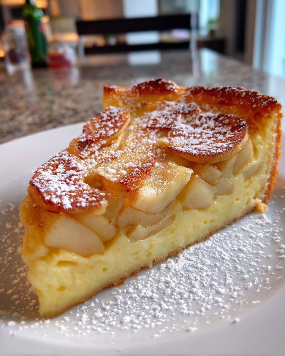 Alsatian Apple Flan - detail 2
