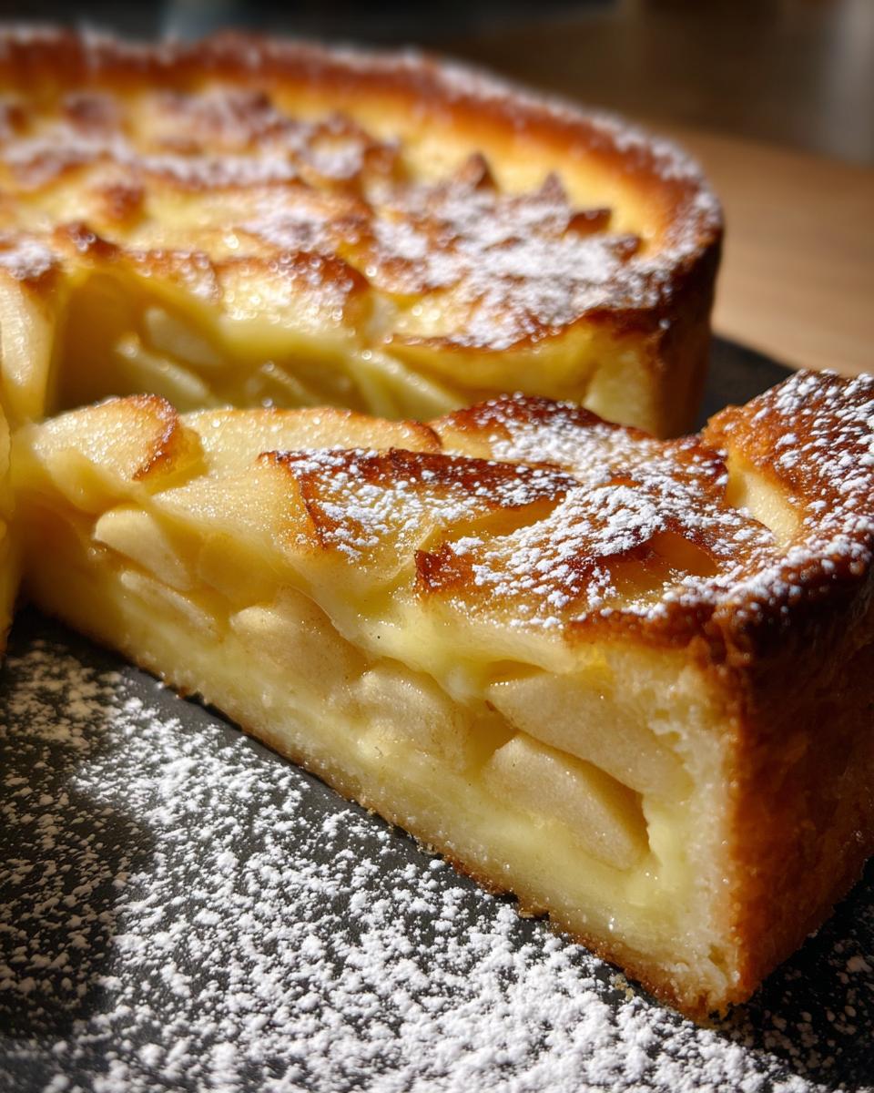 Alsatian Apple Flan - detail 3