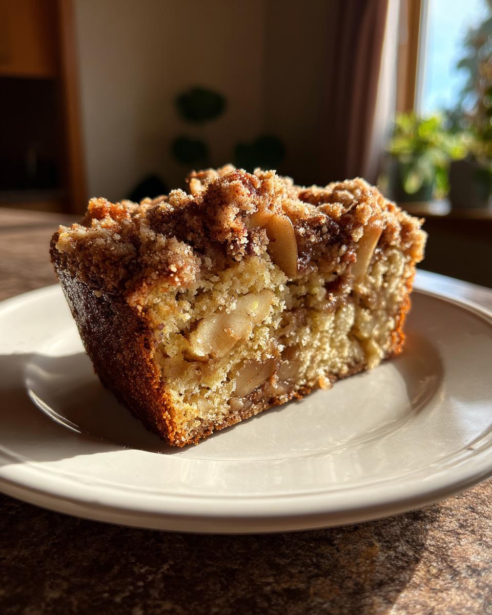 Apple Crumble Zucchini Bread - detail 4