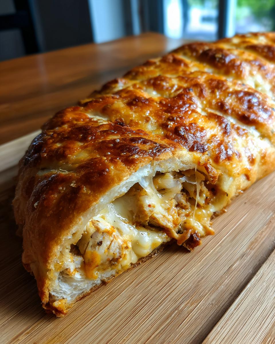 BBQ Chicken Cheese Stromboli - detail 1