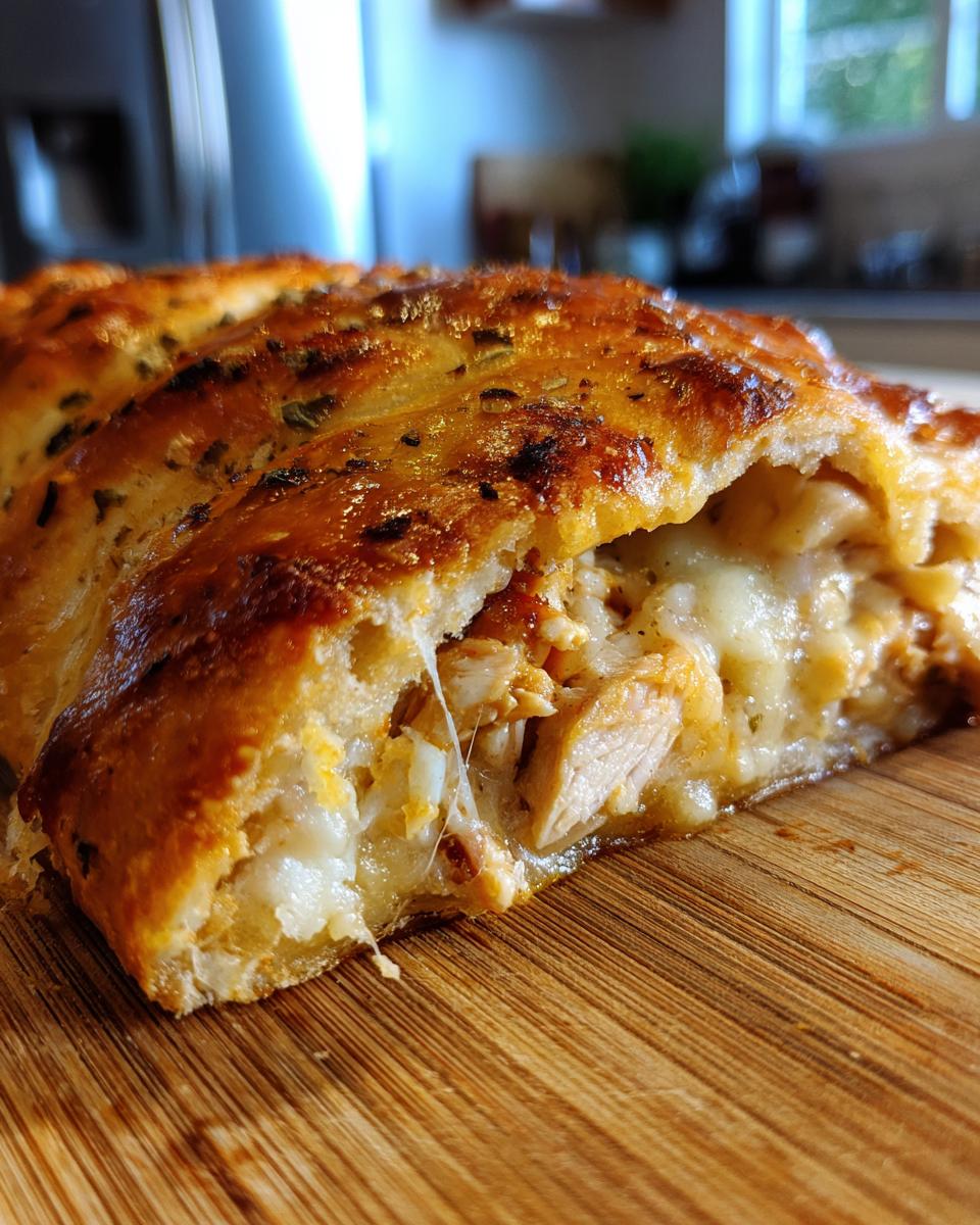 BBQ Chicken Cheese Stromboli - detail 3