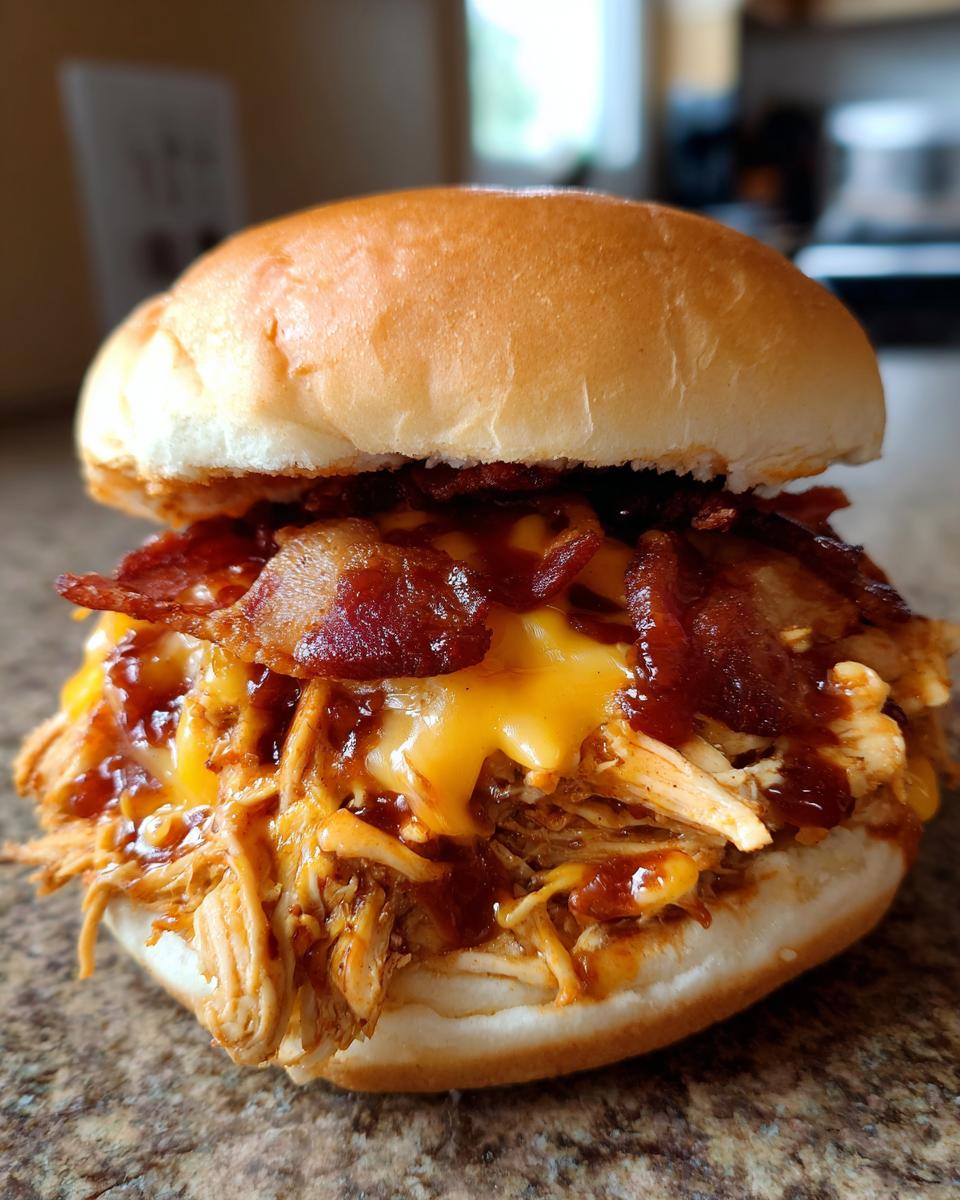 Bacon BBQ Chicken Melts - detail 2