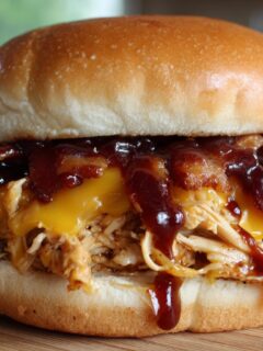 Bacon BBQ Chicken Melts