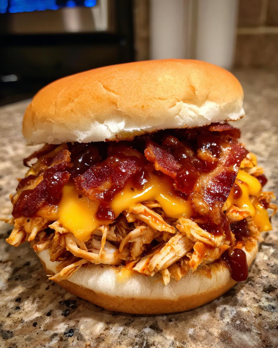 Bacon BBQ Chicken Melts - detail 3