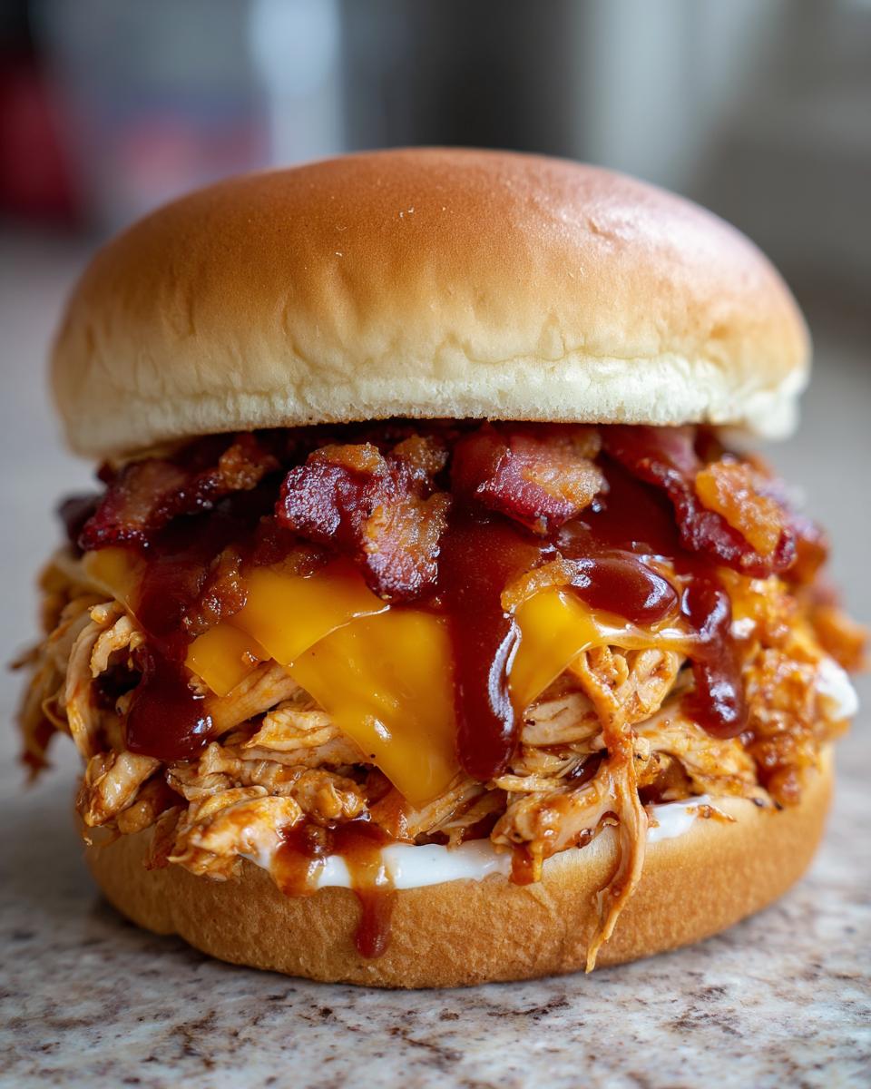 Bacon BBQ Chicken Melts - detail 4
