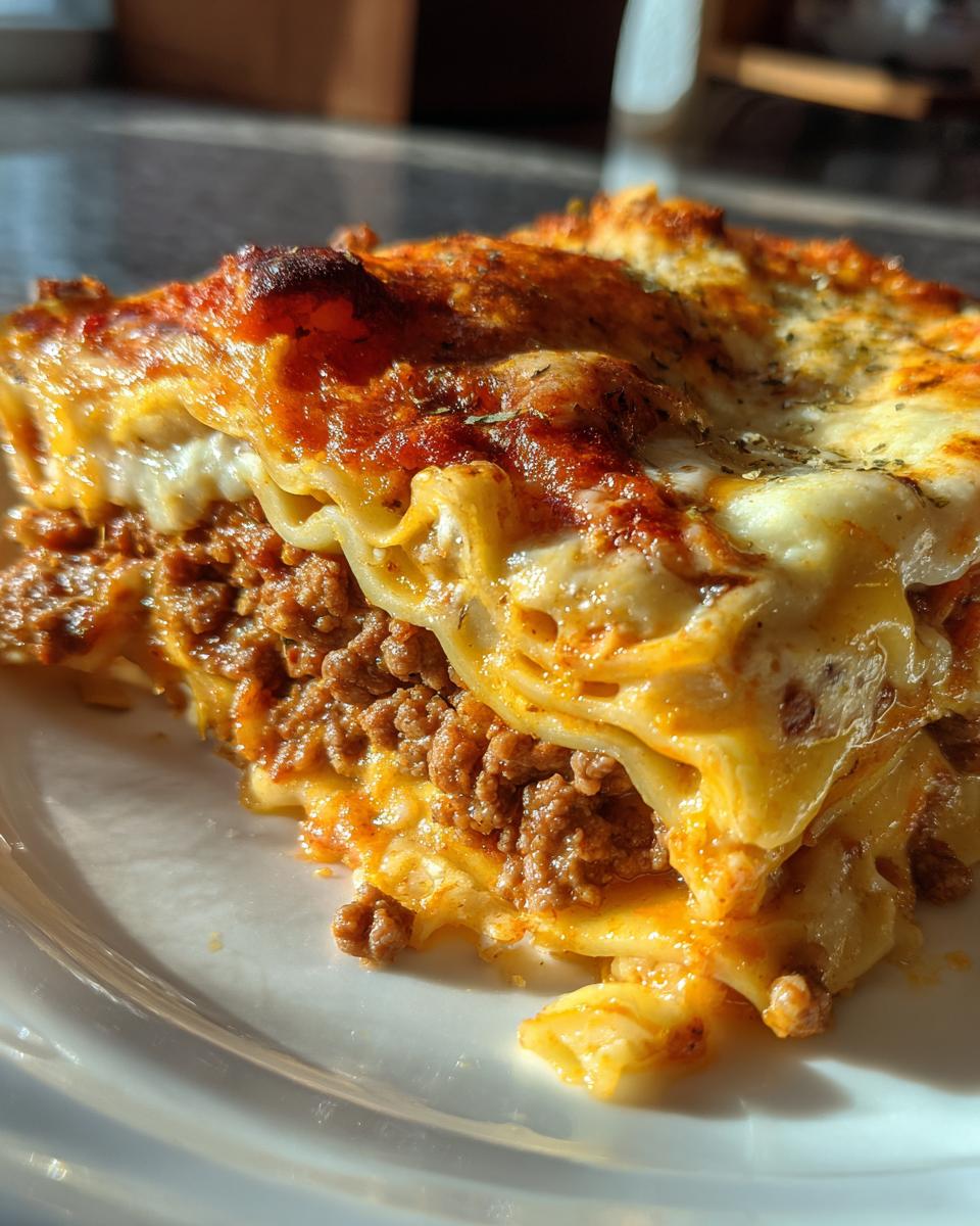 Bacon Cheeseburger Sheet Lasagna - detail 1