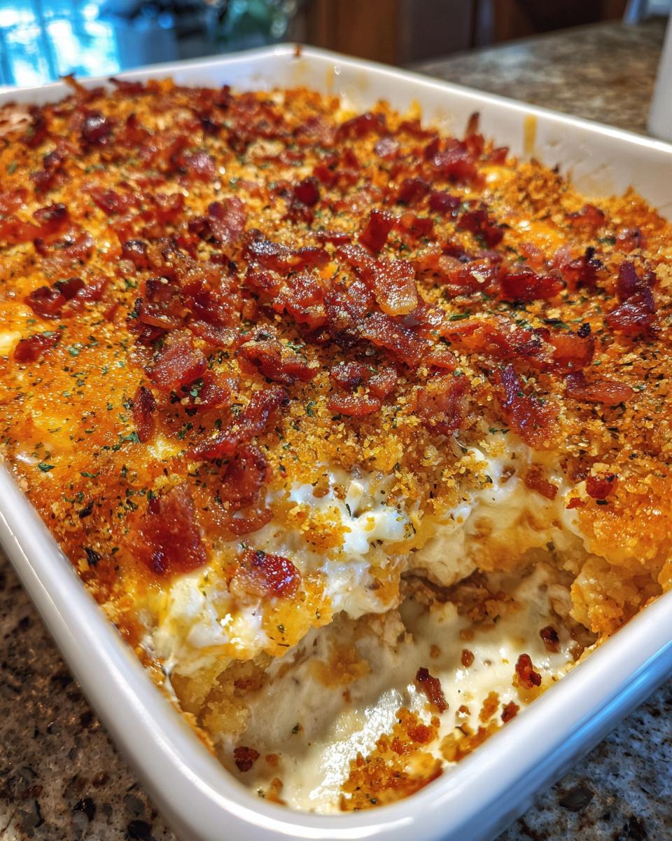 Bacon Chicken Crunch Casserole - detail 4