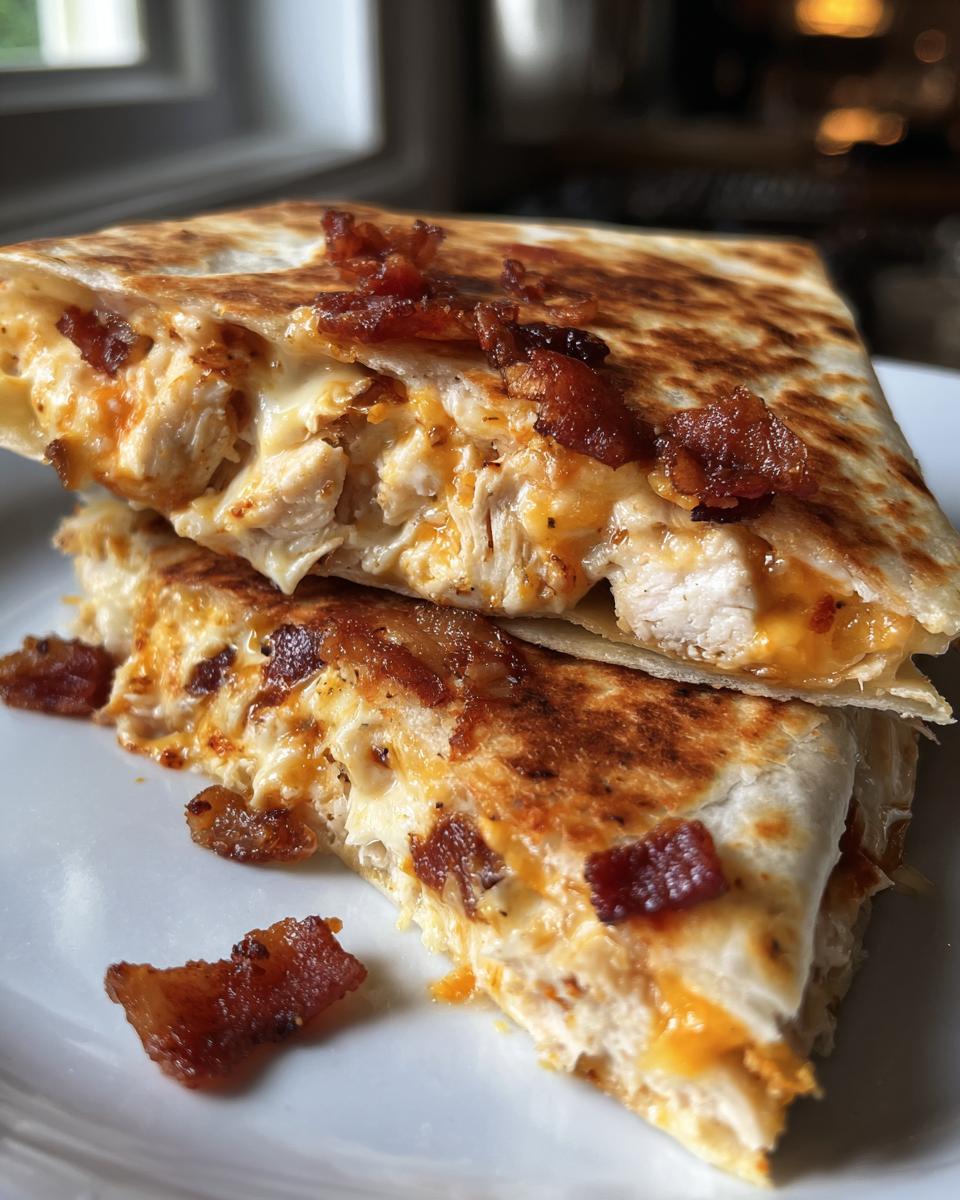 Bacon Chicken Ranch Quesadilla - detail 2