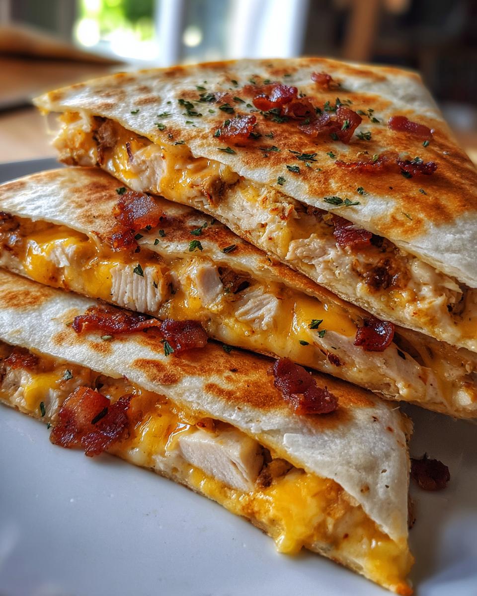 Bacon Chicken Ranch Quesadilla - detail 3