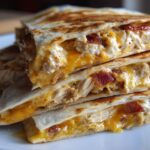 Bacon Chicken Ranch Quesadilla