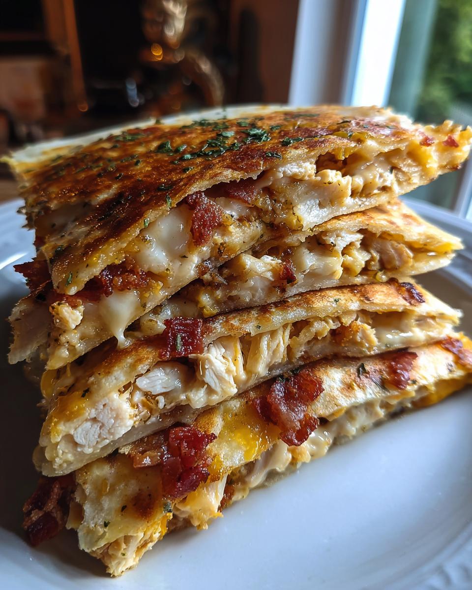 Bacon Chicken Ranch Quesadilla - detail 1