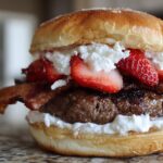 Bacon Strawberry Shortcake Burger