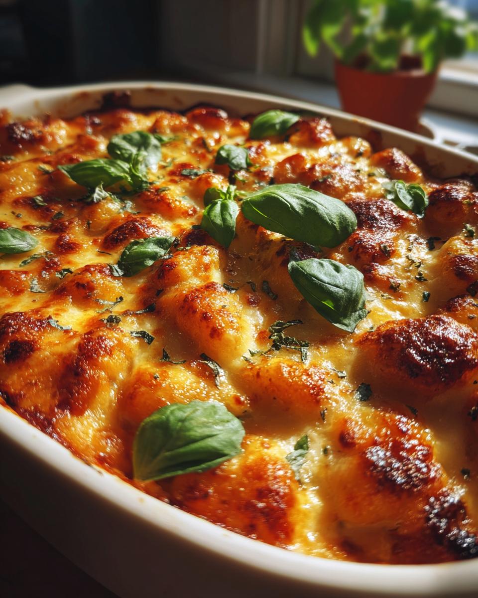 Baked Gnocchi with Cheese - detail 1