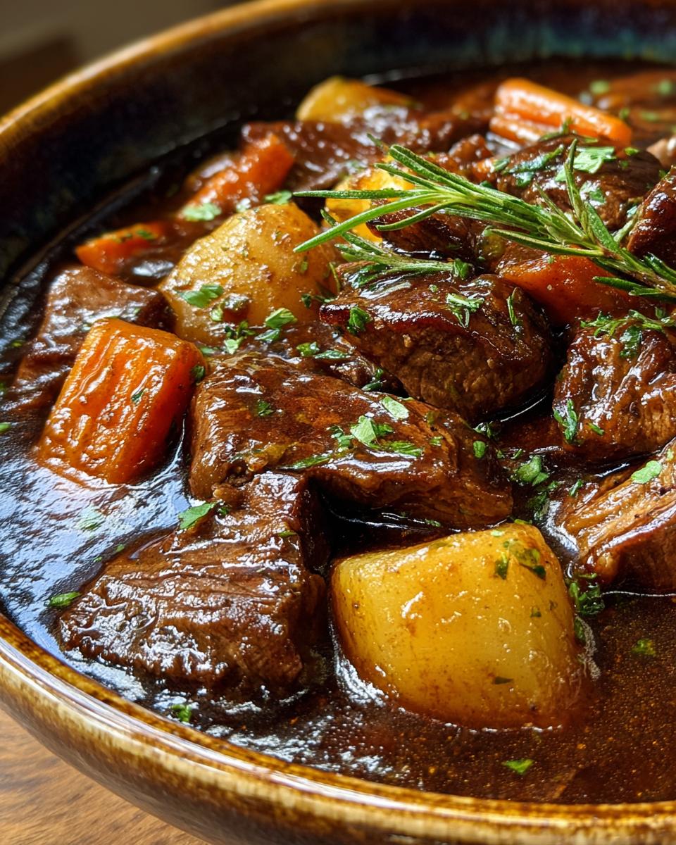 Beef Stew in Dark Beer Sauce - detail 2