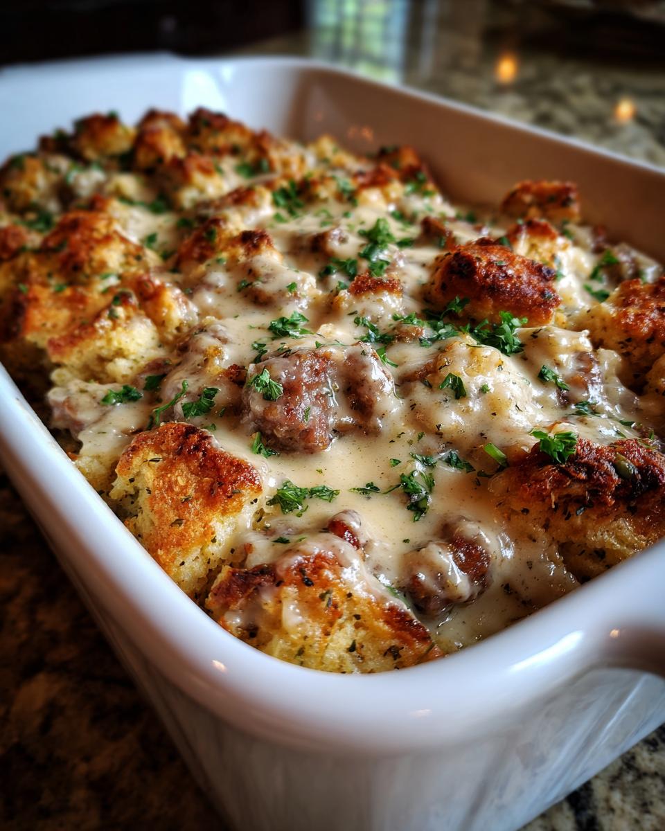 Biscuits and Gravy Casserole - detail 2